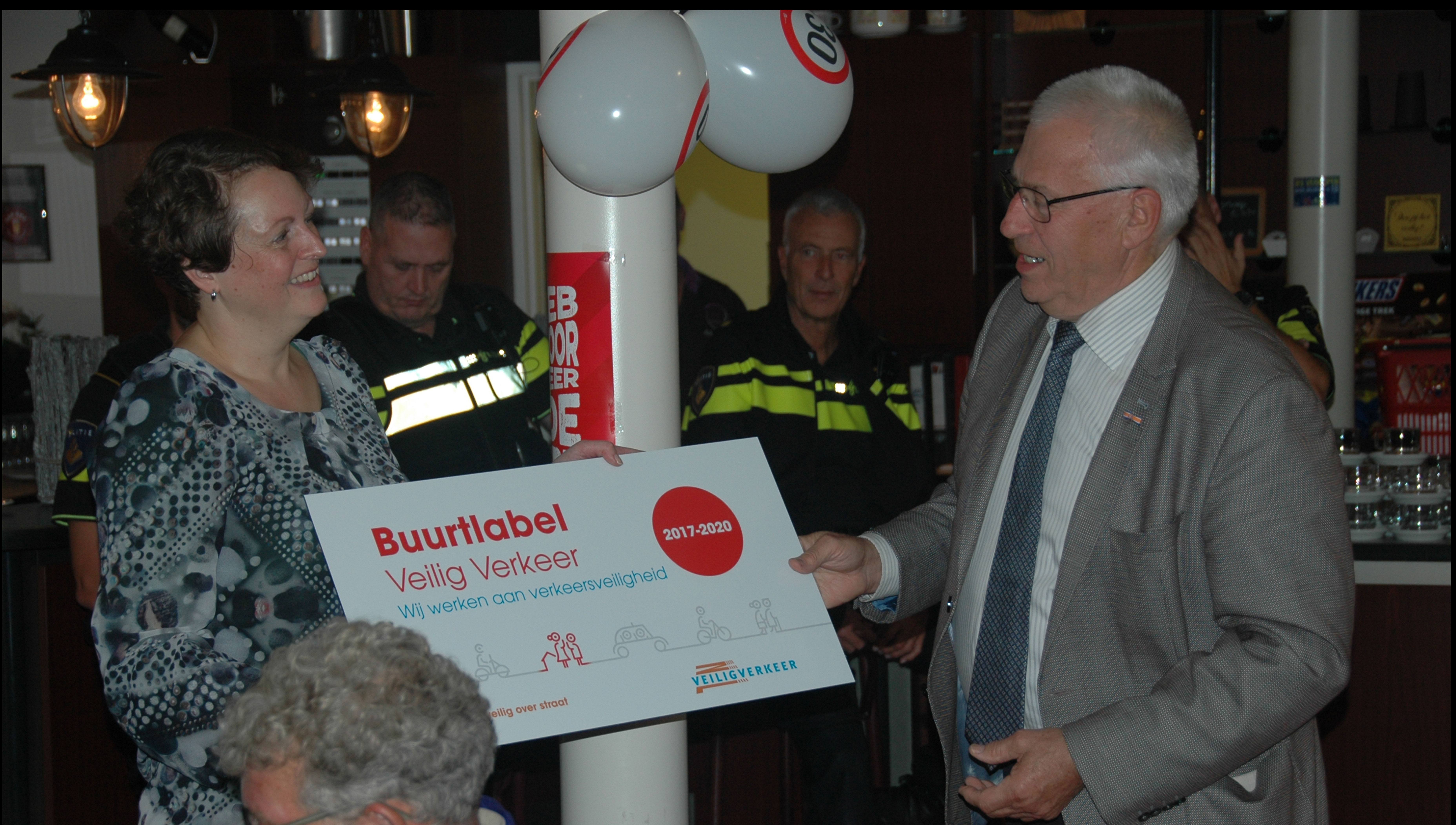 Buurtlabel Hoornaar dorpslabel